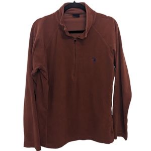 Michigan Outline Women’s Quarter-Zip Fleece Pullover 🍂 Size L